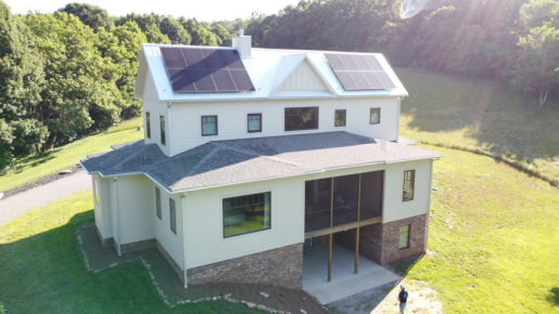 S.D. Jessup Construction built this 5,396-square-foot custom home in Pilot Mountain, North Carolina, to the high performance criteria of the U.S. Department of Energy Zero Energy Ready Home (ZERH) program.