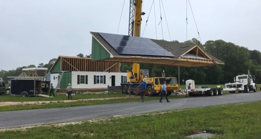 Energize Delaware’s ZeMod Program and Beracah Homes built this 1,209-square-foot affordable home in Lincoln, Delaware, to the high performance criteria of the U.S. Department of Energy Zero Energy Ready Home (ZERH) program.