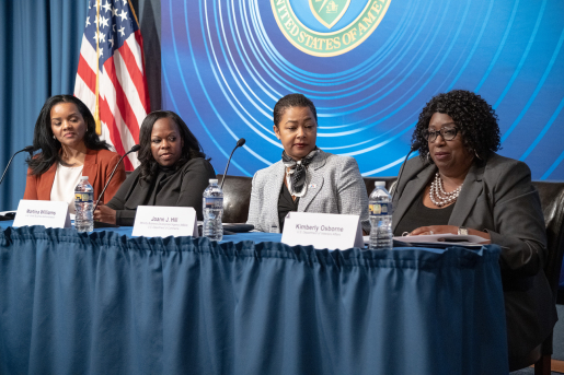 Photo of panelists at DOE OSDBU Veterans Small Business Event