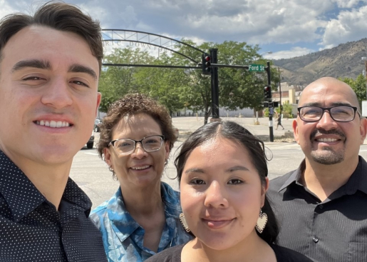   2022 summer interns: Dylan Hammond, Sandra Begay (staff), Veronique Arguello, Rudy Montoya.