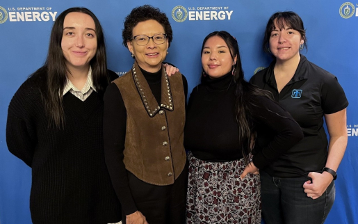 2022 year round interns: Rachel Herring, Sandra Begay, Veronique Arguello, Sarah LaVallie.