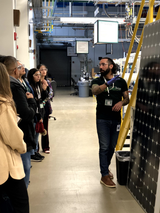 NREL Tour Solar Panels
