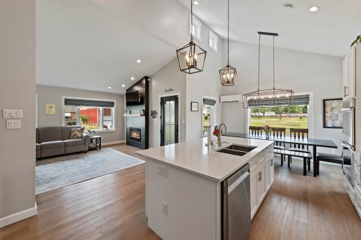 Deltec Homes and Greenacres High Performance Home Consulting built this 2,523-square-foot custom home in Hamilton, Ohio, to the high performance criteria of the U.S. Department of Energy’s Zero Energy Ready Home (ZERH) program.