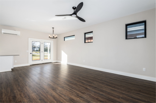 Howard Building Science built this 1,380-square-foot affordable home in Granite Falls, North Carolina, to the high performance criteria of the U.S. Department of Energy’s Zero Energy Ready Home (ZERH) program.