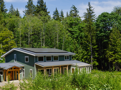 Powerhouse Designs and TC Legend Homes built this 2,345-square-foot custom home in Bellingham, Washington, to the high performance criteria of the U.S. Department of Energy’s Zero Energy Ready Home (ZERH) program.