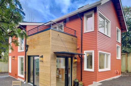 Targa Homes built this 1,000-square-foot custom home in Seattle, Washington, to the high performance criteria of the U.S. Department of Energy’s Zero Energy Ready Home (ZERH) program.