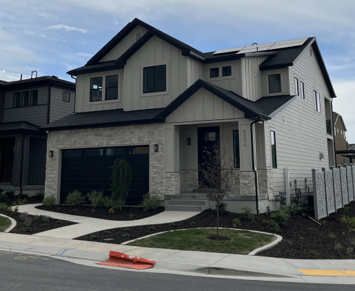 Woodside Homes built this 3,192-square-foot production home in West Jordan, Utah, to the high performance criteria of the U.S. Department of Energy’s Zero Energy Ready Home (ZERH) program.