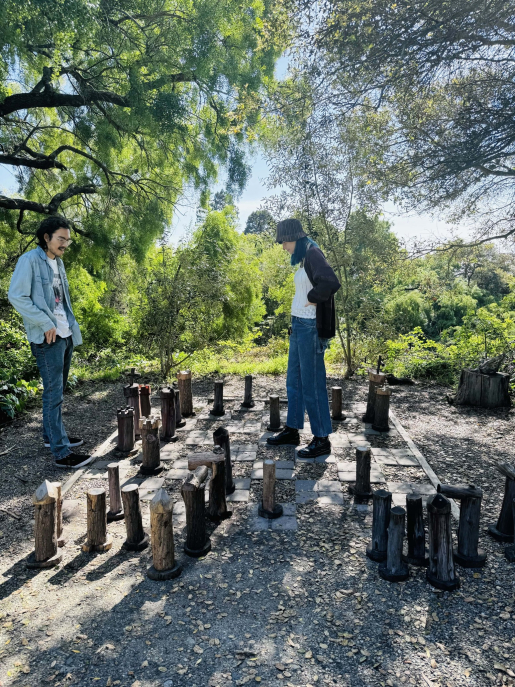 Photo Winner, Category – Community “Organic Chess: Building Connections in Nature's Embrace” Jaya Tripathi, Lawrence Berkeley National Laboratory