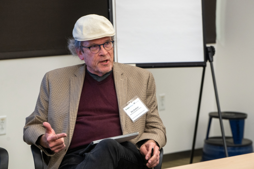 Alva Svobada from PG&E speaks during the Frontiers in Energy Storage workshop. 