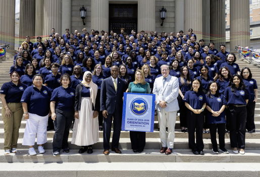 Group of 151 interns with NNSA leadership