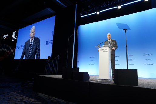 Sec Wright speaking at CERAWeek
