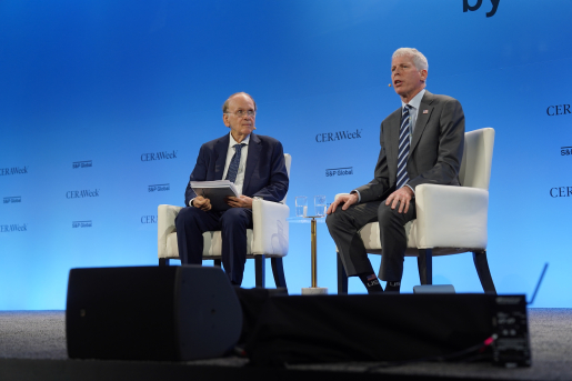 Sec Wright speaking at CERAWeek
