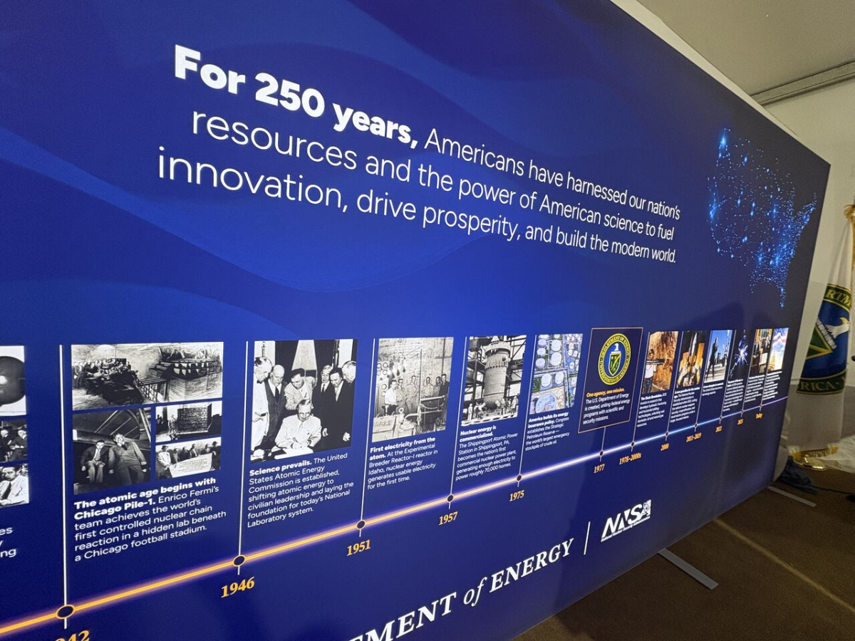 Blue and while timeline display panel 