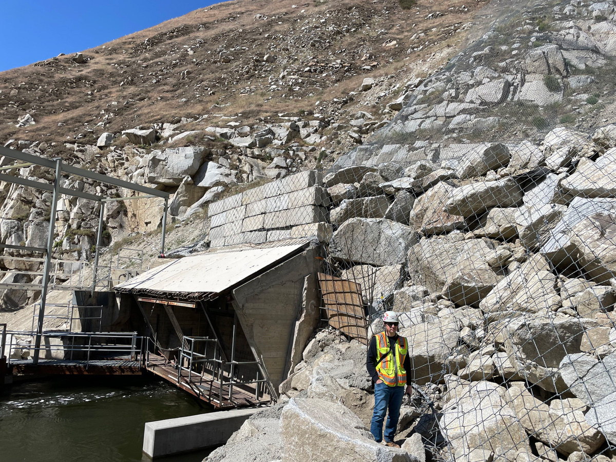 Kern Canyon facility rockfall protection