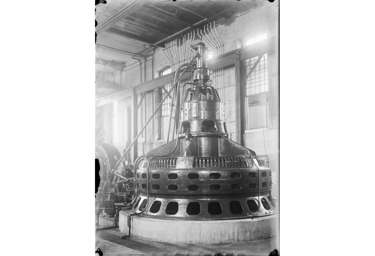 York Haven's original vertical-shaft hydroelectric generators