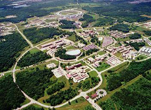 Aerial image of Argonne National Laboratory.