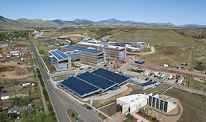 Aerial image of the National Renewable Energy Laboratory.
