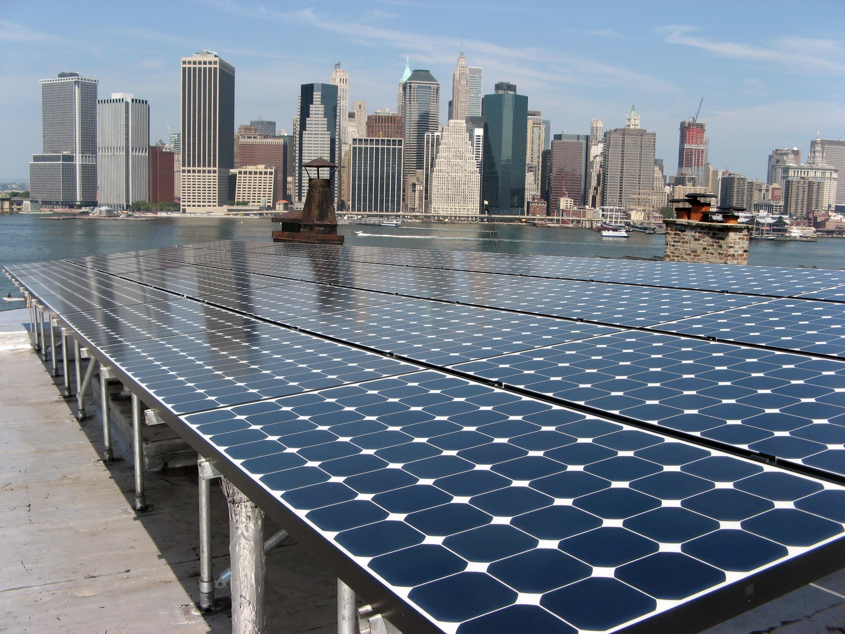 Rooftop Photovoltaic Systems Installed in New York City Department of