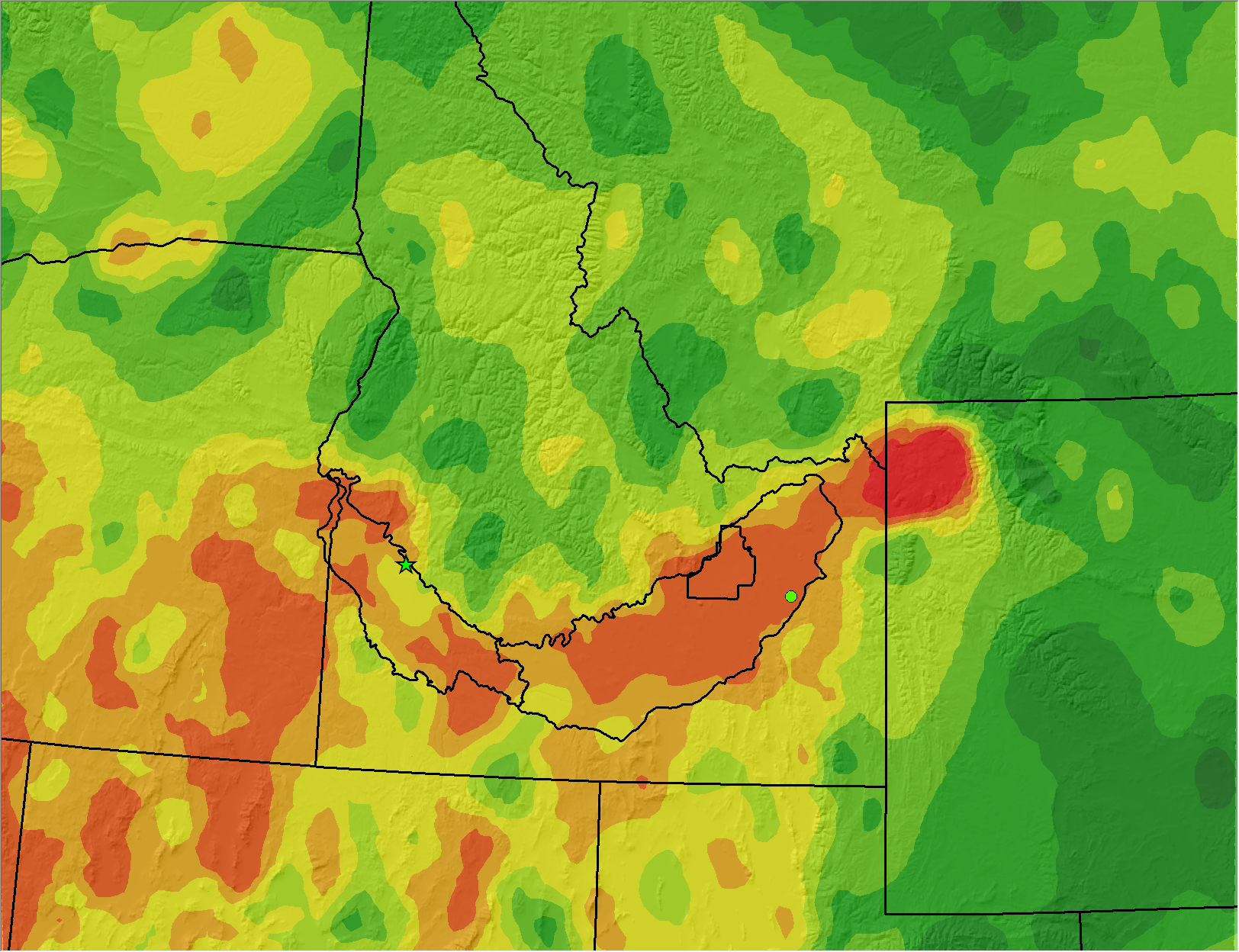 Snake River Geothermal Consortium FORGE Map