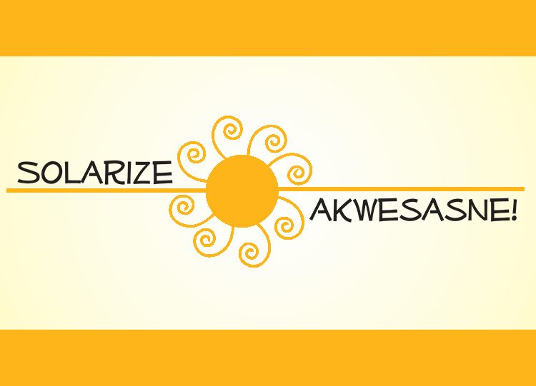 photo of St. Regis Tribe's solar campaign