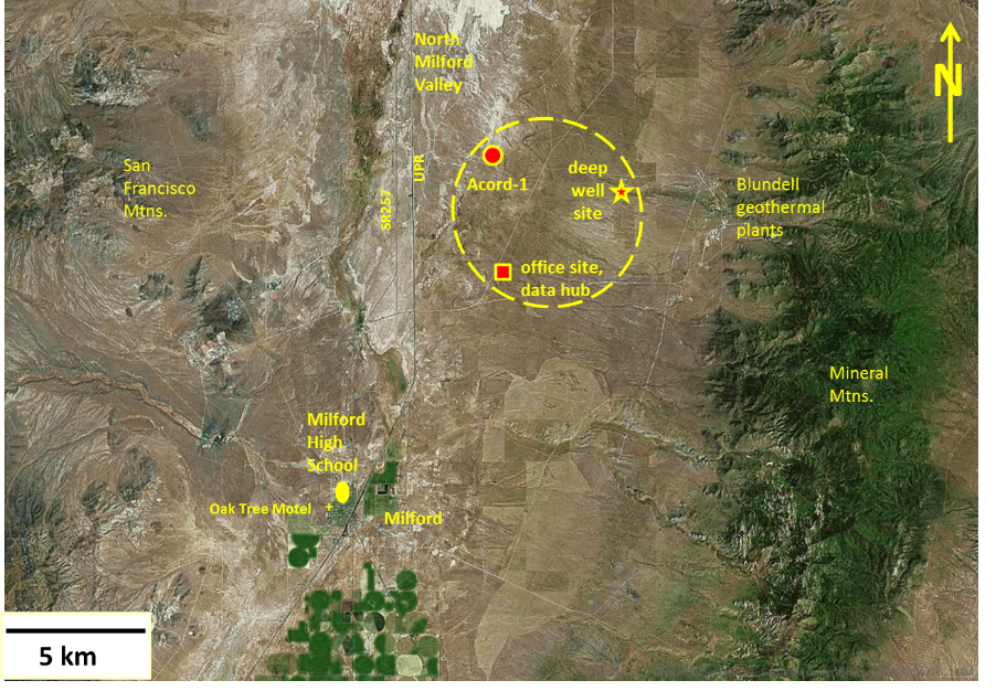 Milford, Utah FORGE Map