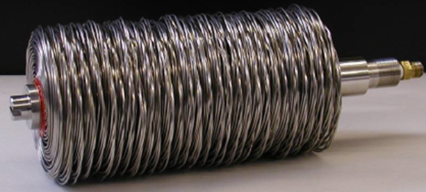 Metal hydride compressor. Photo from the International Journal of Hydrogen Energy Photo of a metal hydride compressor
