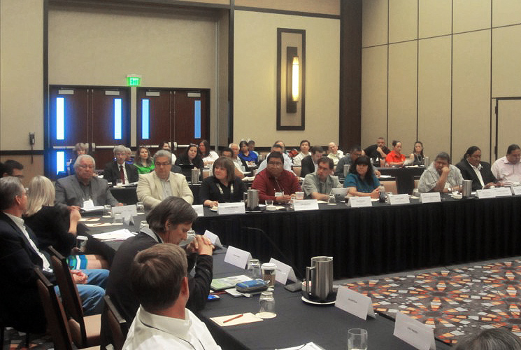 Photo by Brooke Oleen Tieperman, NCSL. Image of participants at the forum.