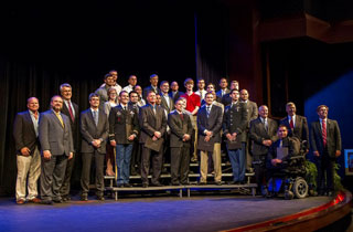The inaugural class of the Advanced Manufacturing Internship at their August 15 graduation ceremony. Photo of the inaugural class of Advanced Manufacturing interns.