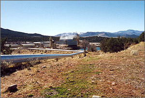 The Bud L. Bonnett Geothermal Plant in Cove Fort Sulphurdale, UT. Photo of the Bud L. Bonnett Geothermal Plant in Cove Fort Sulphurdale, UT