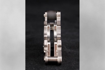 Rare earth magnets inside permalloy brackets (pictured) can be recycled with an ORNL-developed process licensed by Momentum Technologies (credit ORNL). Rare earth magnets inside permalloy brackets (pictured) can be recycled with an ORNL-developed process licensed by Momentum Technologies (credit ORNL).