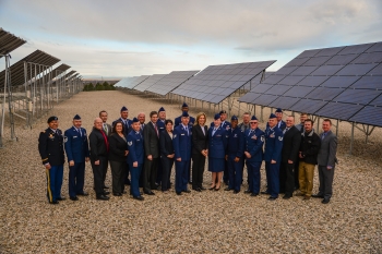 Deputy Secretary Liz Sherwood-Randall with the graduates of the Solar Ready Vets program at Hill Air Force Base, Utah. Image courtesy of the U.S. Air Force. Deputy Secretary Liz Sherwood-Randall with the graduates of the Solar Ready Vets program at Hill Air Force Base, Utah. Image courtesy of the U.S. Air Force.