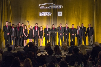 The Ohio State University won year two of the four-year EcoCAR 3 Competition. | Photo by Advanced Vehicle Technology Competition The Ohio State University won year two of the four-year EcoCAR 3 Competition. | Photo by Advanced Vehicle Technology Competition