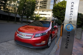 The United States has the largest electric vehicle fleet in the world, which includes cars like the Chevrolet Volt. | Photo courtesy of General Motors The United States has the largest electric vehicle fleet in the world, which includes cars like the Chevrolet Volt. | Photo courtesy of General Motors