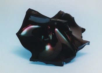 A sample of vitrified glass at EM's Office of River Protection. A sample of vitrified glass at EM's Office of River Protection.