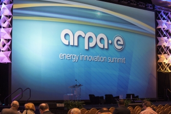 The backdrop of the 2014 ARPA-E Innovation Summit. | Photo courtesy of ARPA-E. The backdrop of the 2014 ARPA-E Innovation Summit. | Photo courtesy of ARPA-E.