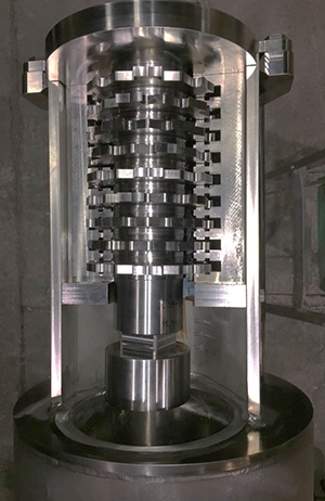 The IWTU auger-grinder after its redesign. The IWTU auger-grinder after its redesign.