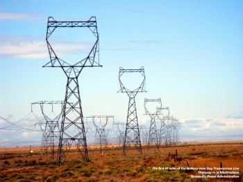Power lines carry electricity across Washington State. | Photo courtesy of the Energy Department. Power lines carry electricity across Washington State. | Photo courtesy of the Energy Department.