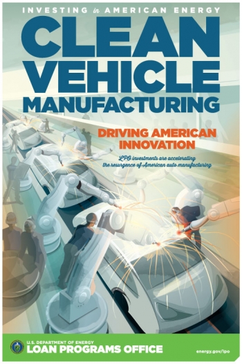 Though not part of the Recovery Act, <a href="/node/1430056">LPO's Advanced Technology Vehicles Manufacturing (ATVM) loan program</a> has played a key role in helping the American auto industry propel the resurgence of manufacturing in the United States with $8 billion in loans and commitments to projects that have supported the production of more than 4 million fuel-efficient cars. Though not part of the Recovery Act, <a href="/node/1430056">LPO's Advanced Technology Vehicles Manufacturing (ATVM) loan program</a> has played a key role in helping the American auto industry propel the resurgence of manufacturing in the United States with $8 billion in loans and commitments to projects that have supported the production of more than 4 million fuel-efficient cars.