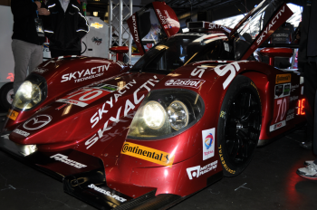 The Mazda Skyactiv prototype is equipped with a clean diesel engine. | Photo by Natalie Committee, Energy Department The Mazda Skyactiv prototype is equipped with a clean diesel engine. | Photo by Natalie Committee, Energy Department