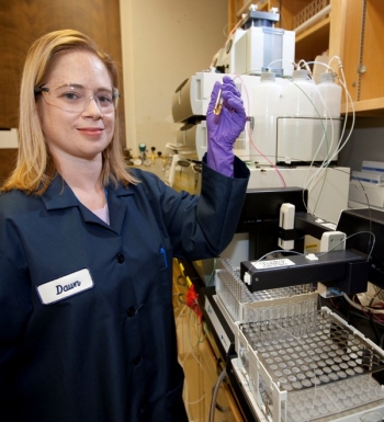 Dawn Shaughnessy has recently been appointed group leader for the newly created Experimental Nuclear and Radiochemistry Group, in the Chemical Sciences Division at Lawrence Livermore National Laboratory. Dawn Shaughnessy has recently been appointed group leader for the newly created Experimental Nuclear and Radiochemistry Group, in the Chemical Sciences Division at Lawrence Livermore National Laboratory.