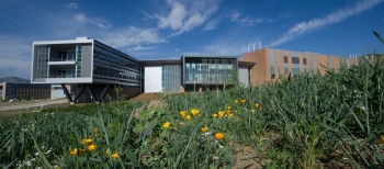 Energy Systems Integration Facility (ESIF) at the National Renewable Energy Laboratory (NREL) in Golden, Colorado. (Photo by Dennis Schroeder / NREL) Energy Systems Integration Facility (ESIF) at the National Renewable Energy Laboratory (NREL) in Golden, Colorado. (Photo by Dennis Schroeder / NREL)