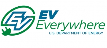 The brand-new logo for EV Everywhere, the effort to encourage the adoption of plug-in electric vehicles. The Energy Department ran a contest to choose a logo, and the winning design was submitted by Brian Marquis. The brand-new logo for EV Everywhere, the effort to encourage the adoption of plug-in electric vehicles. The Energy Department ran a contest to choose a logo, and the winning design was submitted by Brian Marquis.