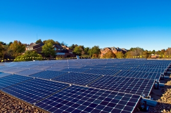 This array on the roof of Eastern Mennonite Universityâs library sets the stage for the school to add even more solar through Solar Market Pathways. This array on the roof of Eastern Mennonite Universityâs library sets the stage for the school to add even more solar through Solar Market Pathways.