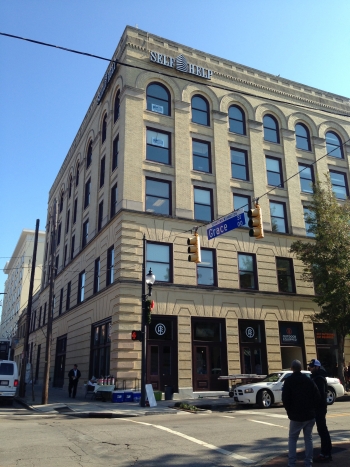 The Self-Help Office Building in Wilmington, N.C., reduced nearly $11,000 in annual energy costs and increased the buildingâs valuation up to $275,000 after a green retrofit. Photo courtesy of the Institute for Market Transformation. The Self-Help Office Building in Wilmington, N.C., reduced nearly $11,000 in annual energy costs and increased the buildingâs valuation up to $275,000 after a green retrofit. Photo courtesy of the Institute for Market Transformation.