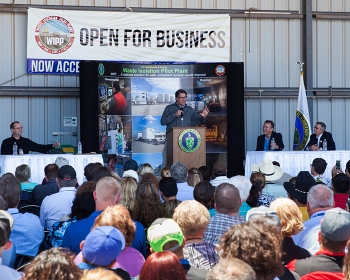 Energy Secretary Rick Perry addresses the Waste Isolation Pilot Plant workforce following a visit to the New Mexico facility. Energy Secretary Rick Perry addresses the Waste Isolation Pilot Plant workforce following a visit to the New Mexico facility.