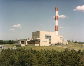 Pictured here is the Brookhaven Graphite Research Reactor, where major decommissioning milestones were recently reached after the remaining radioactive materials from the facilityâs bioshield were shipped to a licensed offsite disposal facility. Pictured here is the Brookhaven Graphite Research Reactor, where major decommissioning milestones were recently reached after the remaining radioactive materials from the facilityâs bioshield were shipped to a licensed offsite disposal facility.