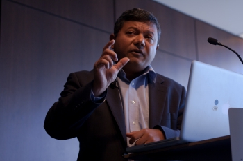 Dr. Arun Majumdar, Director of the Department's Advanced Research Projects Agency - Energy (ARPA-E), speaks at PopTech's Energy Disruptors: Transforming the System salon on September 8th, 2011. | Courtesy of PopTech Dr. Arun Majumdar, Director of the Department's Advanced Research Projects Agency - Energy (ARPA-E), speaks at PopTech's Energy Disruptors: Transforming the System salon on September 8th, 2011. | Courtesy of PopTech