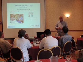 Quality Insulation Installers, Milwaukee, WI, Industry Leadership and High Energy Savings. |Keith Williams of Quality Insulation Installers conducts a contractor training.
Quality Insulation Installers, Milwaukee, WI, Industry Leadership and High Energy Savings. |Keith Williams of Quality Insulation Installers conducts a contractor training.