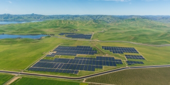 SunPower is using drones and robotics to improve the development and operation of large-scale solar projects. Photo courtesy of SunPower. SunPower is using drones and robotics to improve the development and operation of large-scale solar projects. Photo courtesy of SunPower.