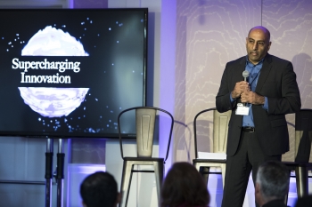 CEIC Director, Sanjiv Malhotra Delivers Keynote (credit DOE). CEIC Director, Sanjiv Malhotra Delivers Keynote (credit DOE).